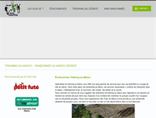 Tablet Screenshot of ecotourisme-trek-maroc.com